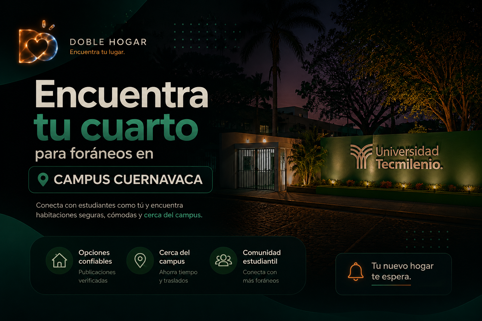 Encuentra Tu Cuarto Cerca de Tecmilenio Cuernavaca
